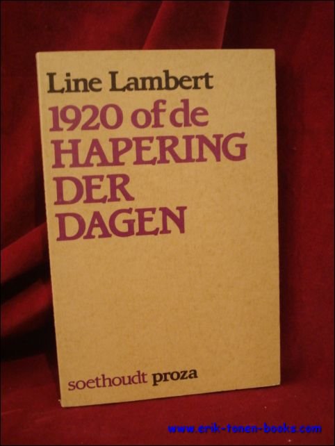 1920 of de hapering der dagen,