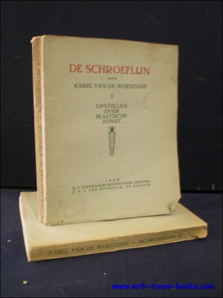 DE SCHROEFLIJN I. OPSTELLEN OVER PLASTISCHE KUNST II. OPSTELLEN OVER …