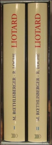 LIOTARD, catalogue raisonne. Set in 2 volumes.