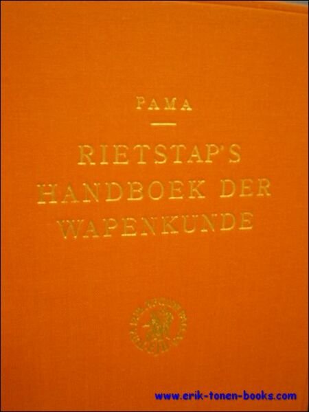 RIETSTAP'S HANDBOEK DER WAPENKUNDE.