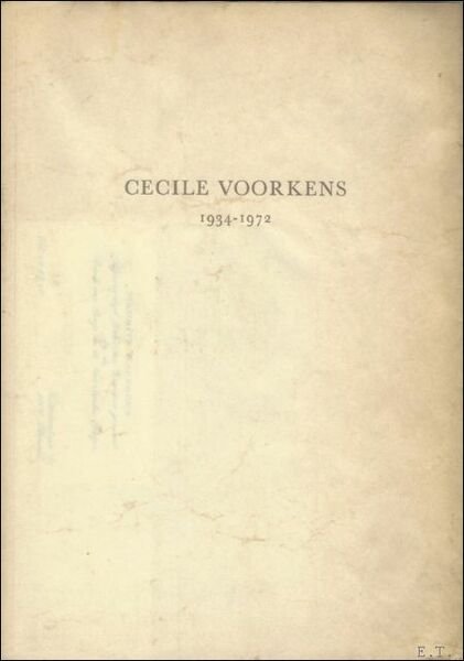CECILE VOORKENS 1934-1972.
