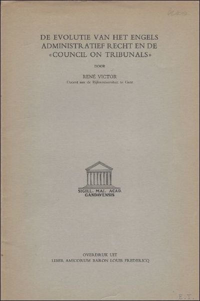 DE EVOLUTIE VAN HET ENGELS, ADMINISTRATIEF RECHT EN DE "COUNCIL …