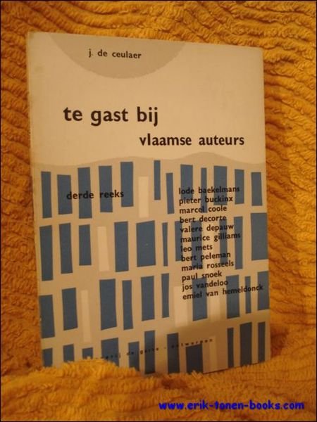 TE GAST BIJ VLAAMSE AUTEURS - III.