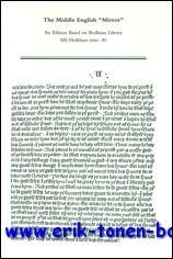 Middle English 'Mirror'. An Edition Based on Bodleian Library, MS …