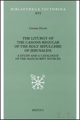 Liturgy of the Canons regular of the Holy Sepulchre of …