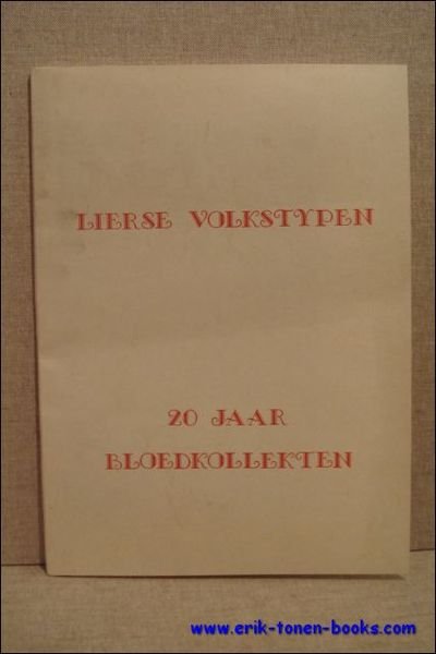 Jozef Adriaan Callaerts. Lierse volkstypen.