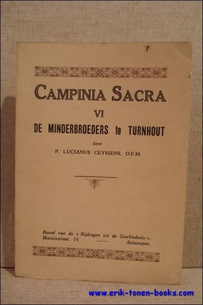 minderbroeders te Turnhout.
