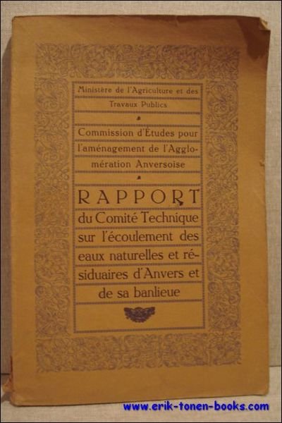 Rapport du Comite Technique sur l'ecoulement des eaux naturelles et …