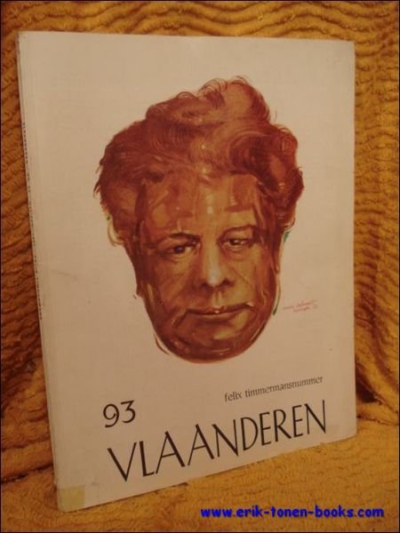 VLAANDEREN. FELIX TIMMERMANSNUMMER.