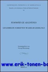 Fussnoten zu Augustinus: Gesammelte Schriften Wilhelm Geerlings ,
