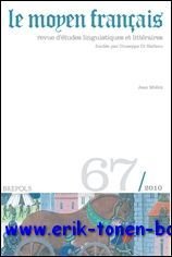 Moyen Francais - 67 (2010) Jean Mielot,