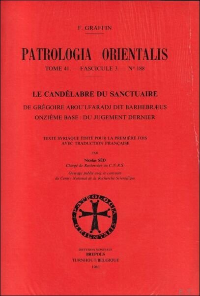 Gregoire Aboulfaradj Le candelabre du Sanctuaire XI. Du jugement,