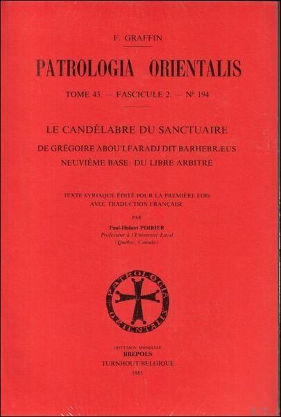 Gregoire Aboulfaradj Le candelabre du sanctuaire IX. Du libre arbitre,