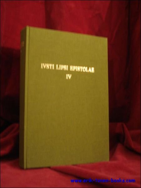 Iusti Lipsi Epistolae, Iusti Lipsi Epistolae, deel IV. (vol.4)
