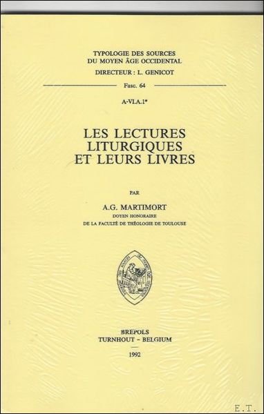 lectures liturgiques et leurs livres