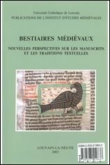 Bestiaires medievaux. Nouvelles perspectives sur les manuscrits et les traditions …