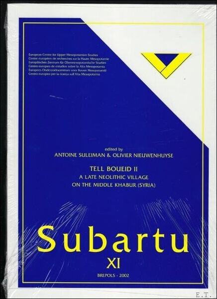 Tell Boueid II. A Late Neolithic Village on the Middle …