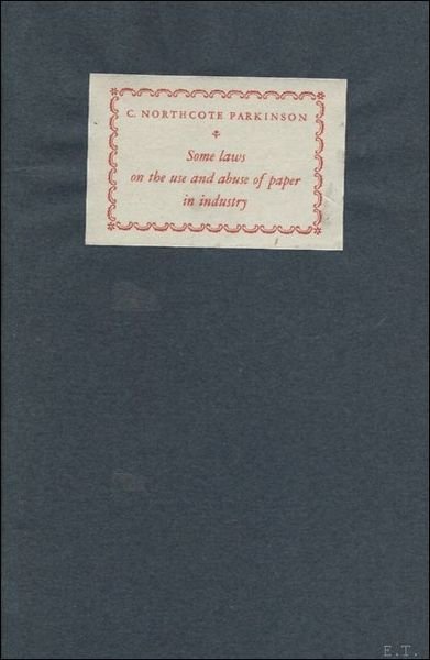 Some laws on the use and abuse of paper in …