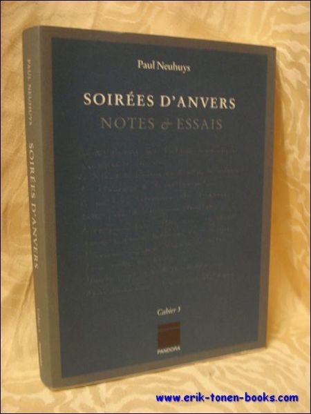 Soirees d'anvers. notes and essais. cahier 5 Neuhuys
