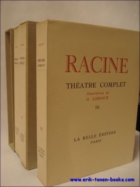 Theatre Complet. 3 tomes.