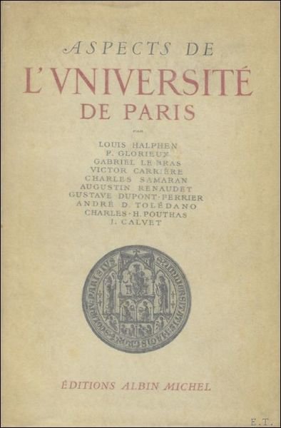 ASPECTS DE L' UNIVERSITE DE PARIS.