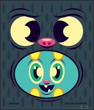 Dave De Rop Bue the Warrior, SIGNED***