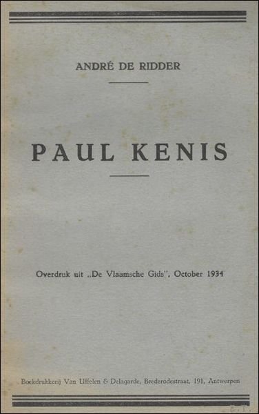 Paul Kennis, GESIGNEERD