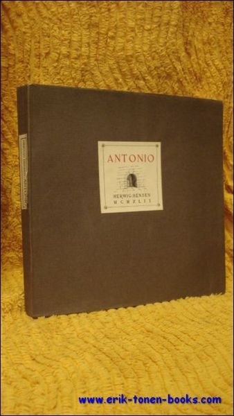 ANTONIO. (genummerd).