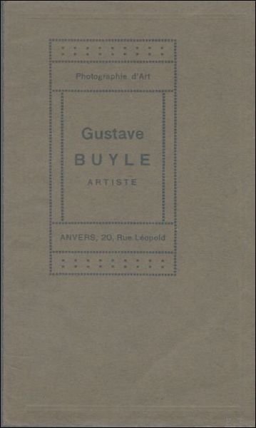 photographie d'art Gustave Buyle artiste Anvers