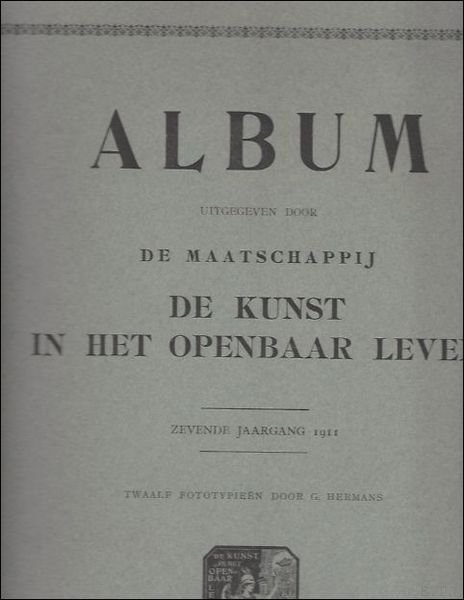 Mechelen; Album uitgegeven door de Maatschappij De Kunst in het …