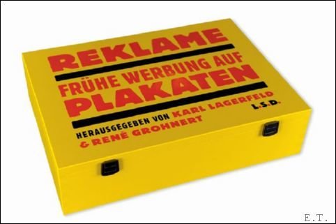 Karl Lagerfeld Reklame. Fr he Werbung Auf Plakaten | Immagine principale