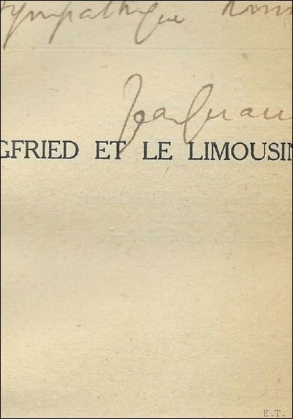 Siegfried et le Limousin, *** SIGNE