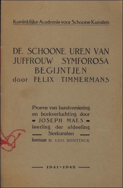 schoone uren van juffrouw Symforosa begijntjen, Proeve van bandversiering en …
