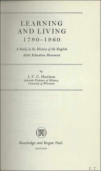 LEARNING AND LIVING 1790 - 1960. | Immagine principale