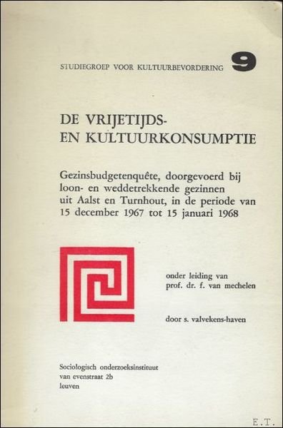 DE VRIJETIJDS - EN KULTUURKONSUMPTIE. | Immagine principale