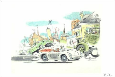 Ever Meulen, Porsche 550 Spyder * 70x90cm, drawing by Ever …