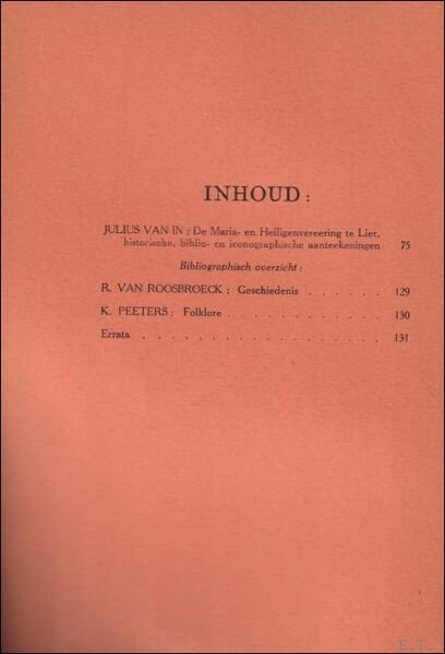 TIJDSCHRIFT VOOR GESCHIEDENIS EN FOLKLORE. 2e jaargang - 2e afl … | Immagine principale