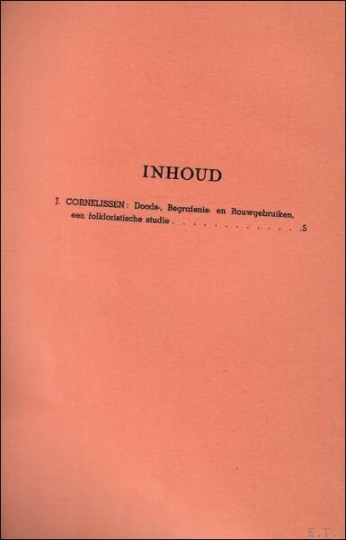 TIJDSCHRIFT VOOR GESCHIEDENIS EN FOLKLORE. 3e jaargang - 1e afl …