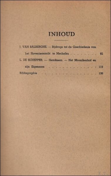 TIJDSCHRIFT VOOR GESCHIEDENIS EN FOLKLORE. 6e jaargang - 3e afl … | Immagine principale