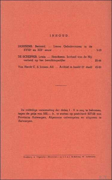 TIJDSCHRIFT VOOR GESCHIEDENIS EN FOLKLORE. 11e jaargang - blz 91