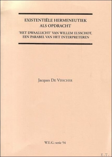 Existenti le hermeneutiek als opdracht : 'Het Dwaallicht' van Willem … | Immagine principale