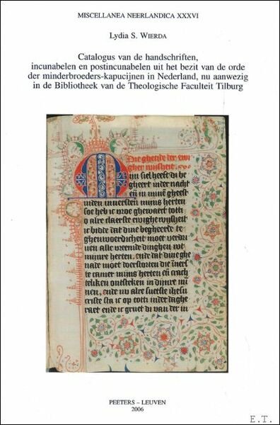 Catalogus van de handschriften, incunabelen en postincunabelen uit het bezit … | Immagine principale