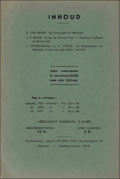 Mechelsche bijdragen. 6e Jaargang Nr 3 De Simmejacht te Mechelen