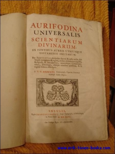 AURIFODINA UNIVERSALES SCIENTIARUM DIVINARUM.