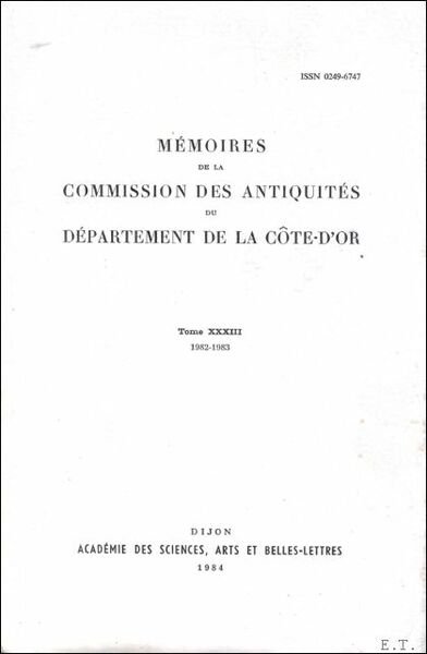 MEMOIRES DE LA COMMISSION DES ANTIQUITES DU DEPARTEMENT DE LA …