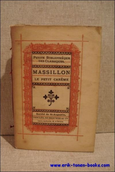 MASSILLON. LE PETIT CAREME. | Immagine principale