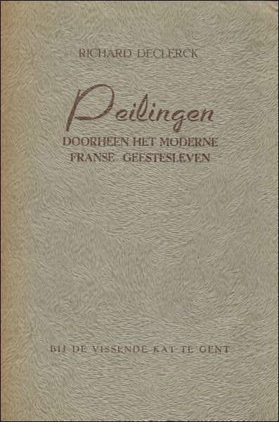 PEILINGEN DOORHEEN HET MODERNE FRANSE GEESTESLEVEN (genummerd).