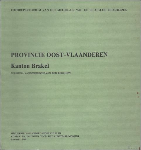 PROVINCIE OOST - VLAANDEREN. KANTON BRAKEL. | Immagine principale