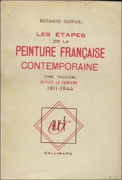 LES ETAPES DE LA PEINTURE FRANCAISE CONTEMPORAINE. ( 3 tomes). | Immagine principale