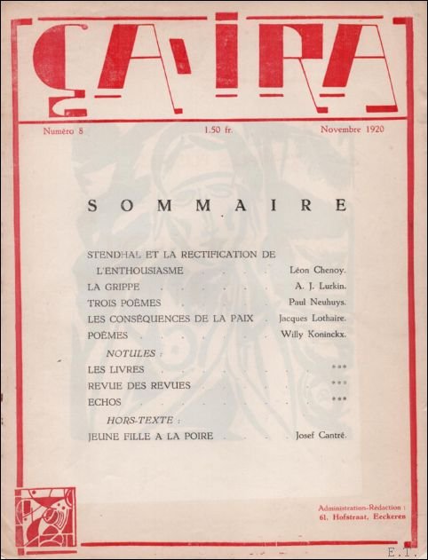 A IRA. Revue mensuelle d'art et de critique. N 8, …